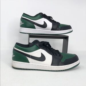 Nike Air Jordan 1 Low Green Toe 553558-371 Men’s Sneakers - Size 9.5 No Box